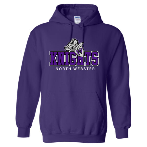 North Webster Knights - Heavy Blend™ Hooded Sweatshirt Thumbnail