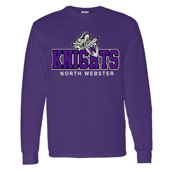 North Webster Knights - Heavy Cotton™ Long Sleeve T-Shirt Thumbnail