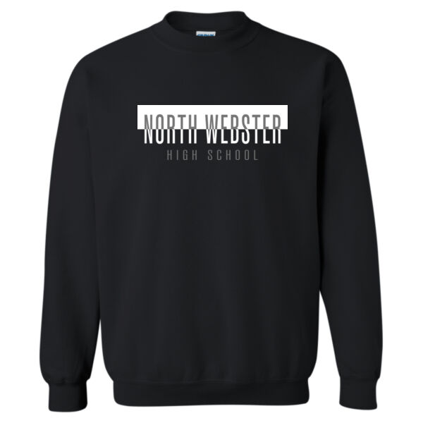 North Webster Abstract - Heavy Blend™ Crewneck Sweatshirt Thumbnail