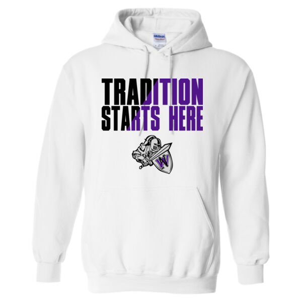 Tradition Starts Here - Heavy Blend™ Hooded Sweatshirt Thumbnail