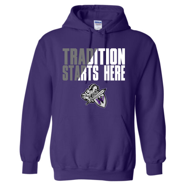 Tradition Starts Here - Heavy Blend™ Hooded Sweatshirt Thumbnail