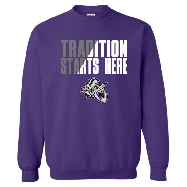 Tradition Starts Here - Heavy Blend™ Crewneck Sweatshirt Thumbnail