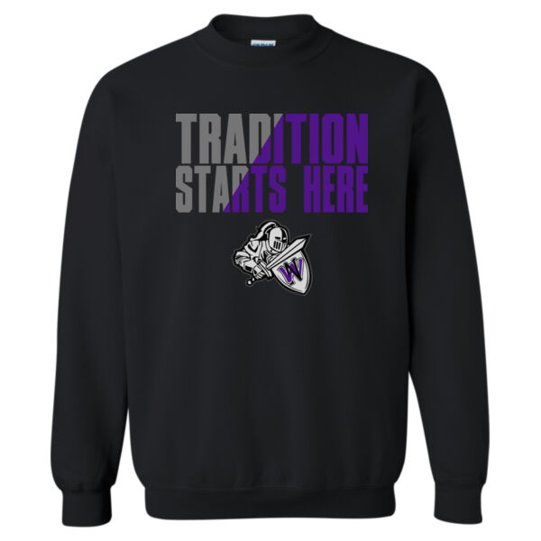 Tradition Starts Here - Heavy Blend™ Crewneck Sweatshirt Thumbnail