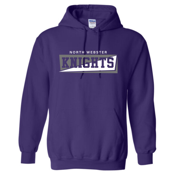 Knights Abstract - Heavy Blend™ Hooded Sweatshirt Thumbnail