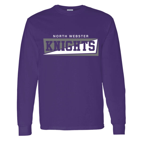 Knights Abstract - Heavy Cotton™ Long Sleeve T-Shirt Thumbnail