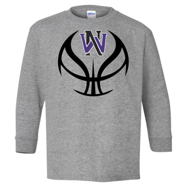 NW Basketball - Heavy Cotton™ Youth Long Sleeve T-Shirt Thumbnail