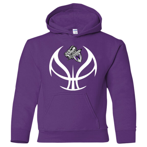 Knights Basketball - Heavy Blend™ Youth Hooded Sweatshirt Thumbnail