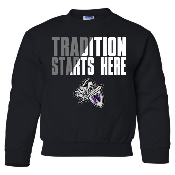 Tradition Starts Here - Heavy Blend™ Youth Sweatshirt Thumbnail