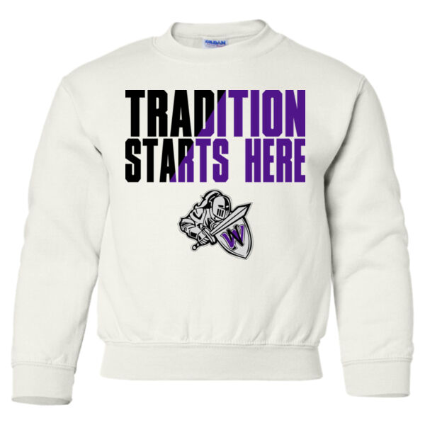 Tradition Starts Here - Heavy Blend™ Youth Sweatshirt Thumbnail