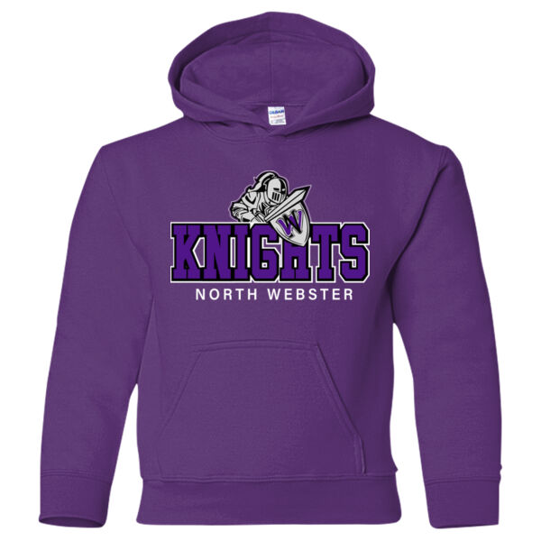 Knights - Heavy Blend™ Youth Hooded Sweatshirt Thumbnail