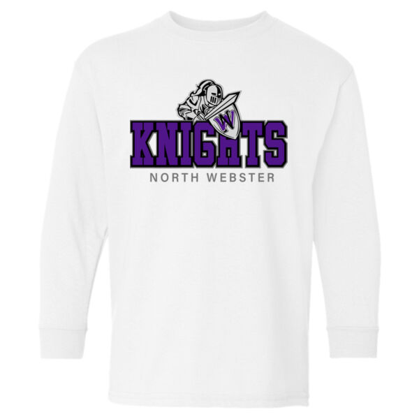 Knights Basketball - Heavy Cotton™ Youth Long Sleeve T-Shirt Thumbnail