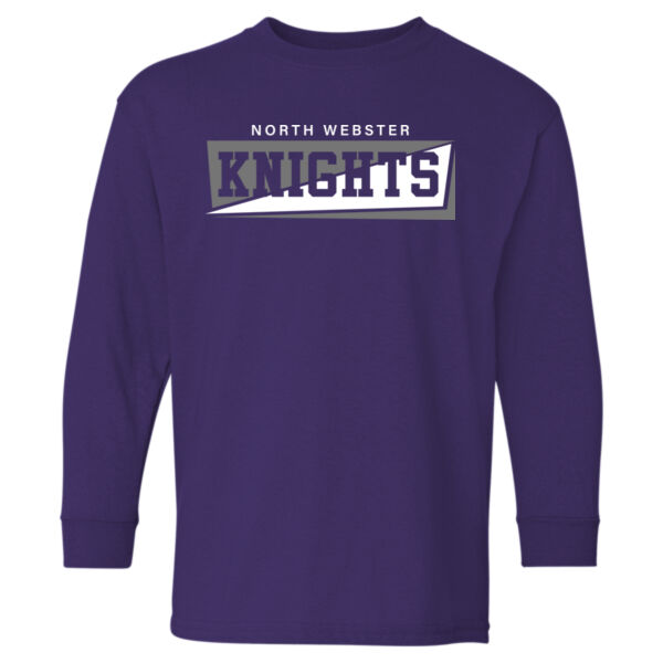 North Webster High School - Heavy Cotton™ Youth Long Sleeve T-Shirt Thumbnail