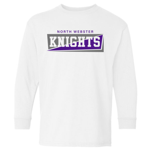 North Webster High School - Heavy Cotton™ Youth Long Sleeve T-Shirt Thumbnail