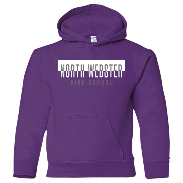 North Webster High School - Heavy Blend™ Youth Hooded Sweatshirt Thumbnail