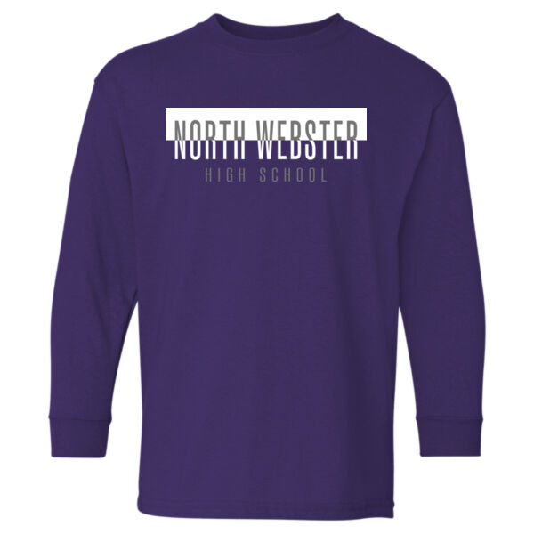 North Webster High School - Heavy Cotton™ Youth Long Sleeve T-Shirt Thumbnail