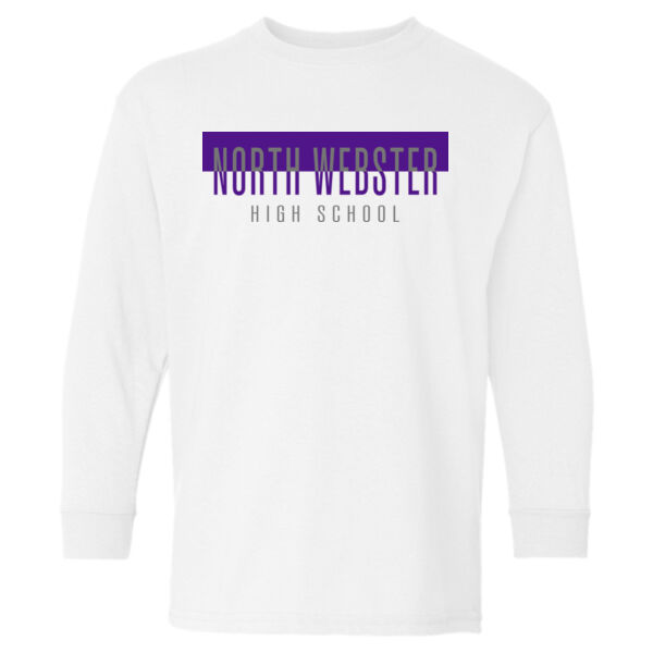 North Webster High School - Heavy Cotton™ Youth Long Sleeve T-Shirt Thumbnail