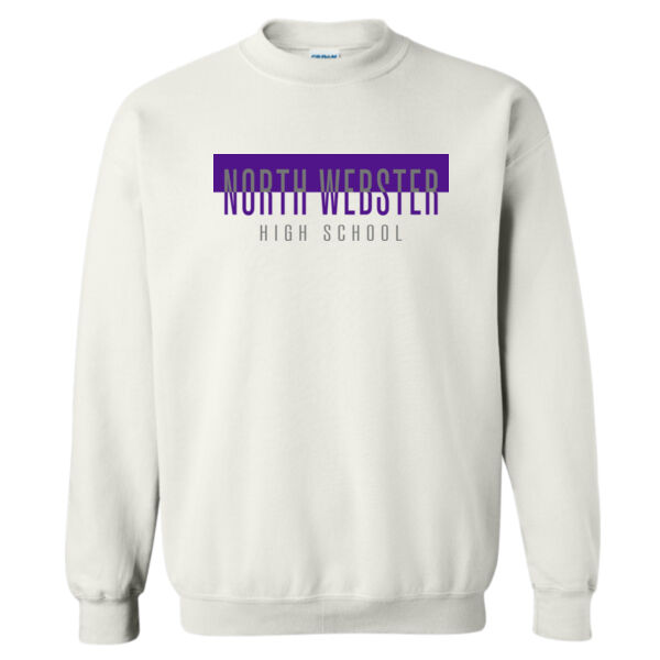 North Webster Abstract - Heavy Blend™ Crewneck Sweatshirt Thumbnail